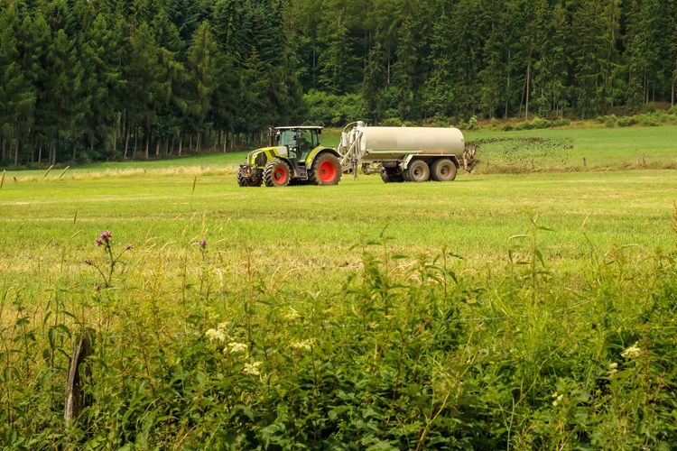 Beautiful Shot Of A Tractor With A Fertilizer Tank 2023 11 27 05 09 53 Utc
