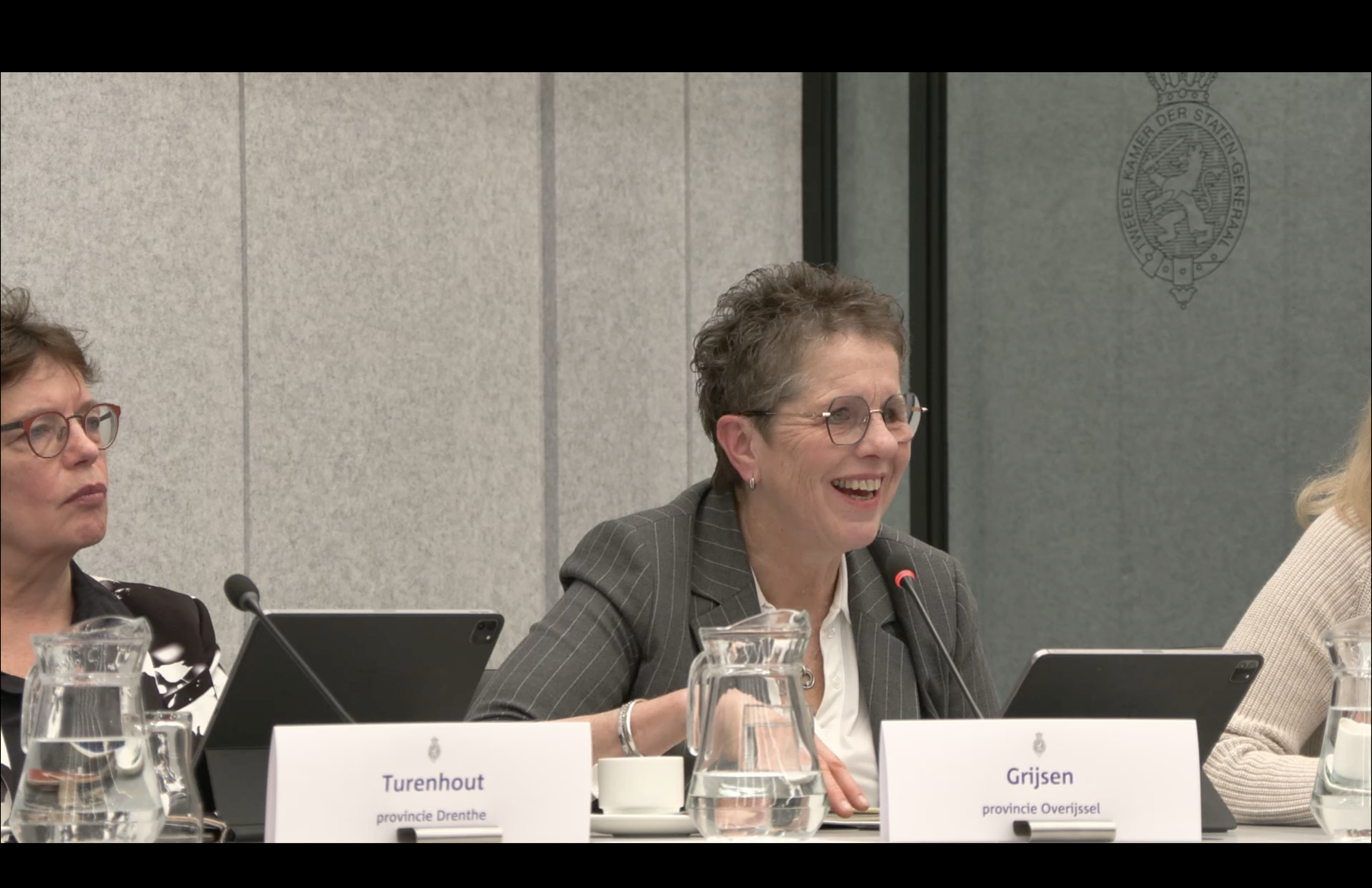 Foto van Liesbeth Grijsen tijdens het rondetafelgesprek